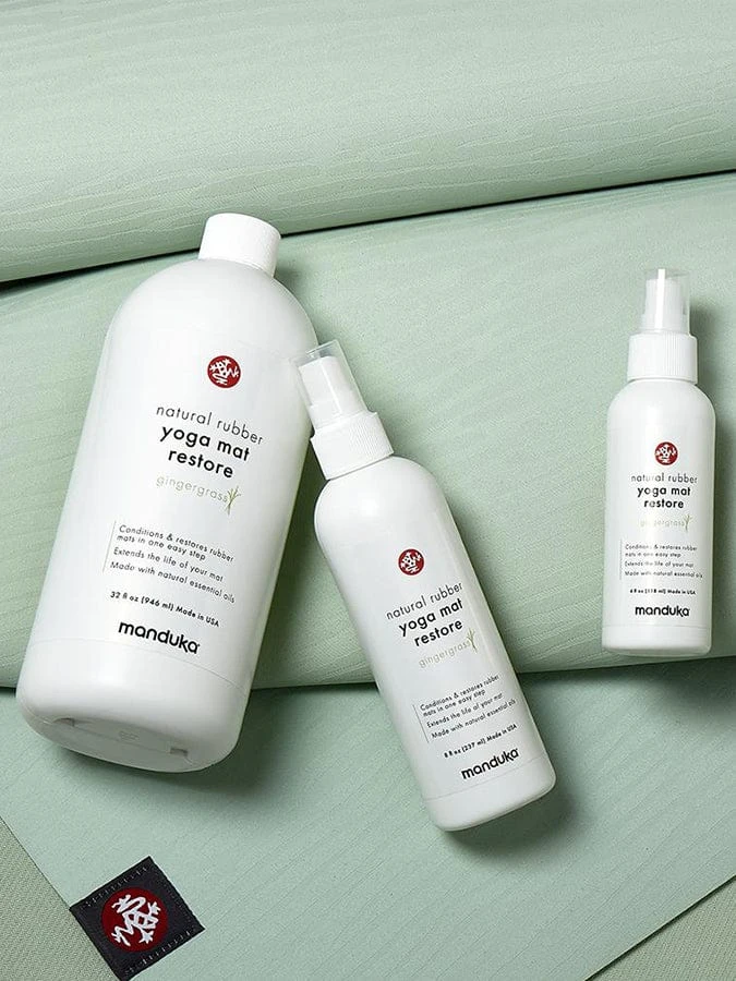 Manduka Natural Rubber Restore Yoga Mat Wash Cleaner - 4oz (118ml) 5 Manduka Natural Rubber Restore Yoga Mat Wash Cleaner - 4oz (118ml) - Image 3