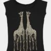 Emma Nissim Natural Organic Women's T-Shirt Top - Giraffes 2 Emma Nissim Natural Organic Women's T-Shirt Top - Giraffes -Yoga Supply Store 0tm52yvpqet
