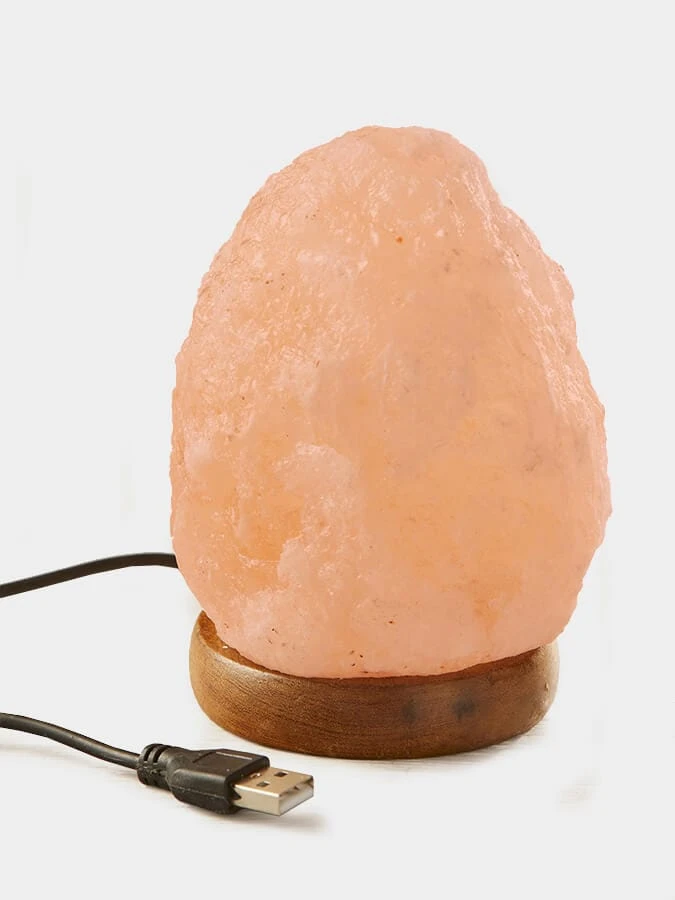 Yoga Studio Natural Himalayan Salt Lamp - USB Colour Changing (1kg) 3 Yoga Studio Natural Himalayan Salt Lamp - USB Colour Changing (1kg)