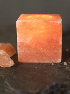 Yoga Studio Himalayan Salt Tealight Candle Holder - Square 12 Yoga Studio Himalayan Salt Tealight Candle Holder - Square -Yoga Supply Store 0wimxnyyddc