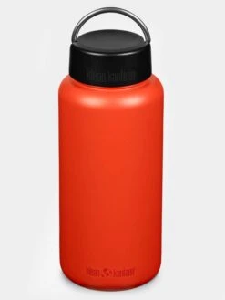 Klean Kanteen Wide Mouth Bottle 40oz (1182ml) With Loop Cap -Yoga Supply Store 0z1m4lynbh2