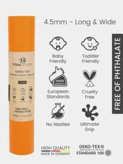 Yoga Studio Oeko-Tex Long & Wide Yoga Mat 4.5mm -Yoga Supply Store 102gr12uh0b