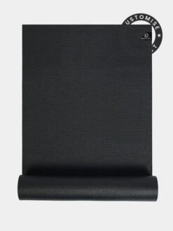The Yoga Studio 6mm Yoga Mat With Custom Design - Black