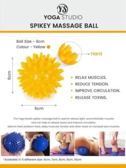Yoga Studio Spiky Massage Ball -Yoga Supply Store 1ekackfsm5n