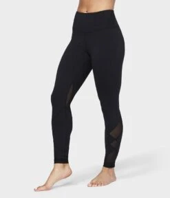 Manduka Movement Mesh Women's Yoga Leggings - Black 18 Manduka Movement Mesh Women's Yoga Leggings - Black -Yoga Supply Store 1ky4ruaw3e0