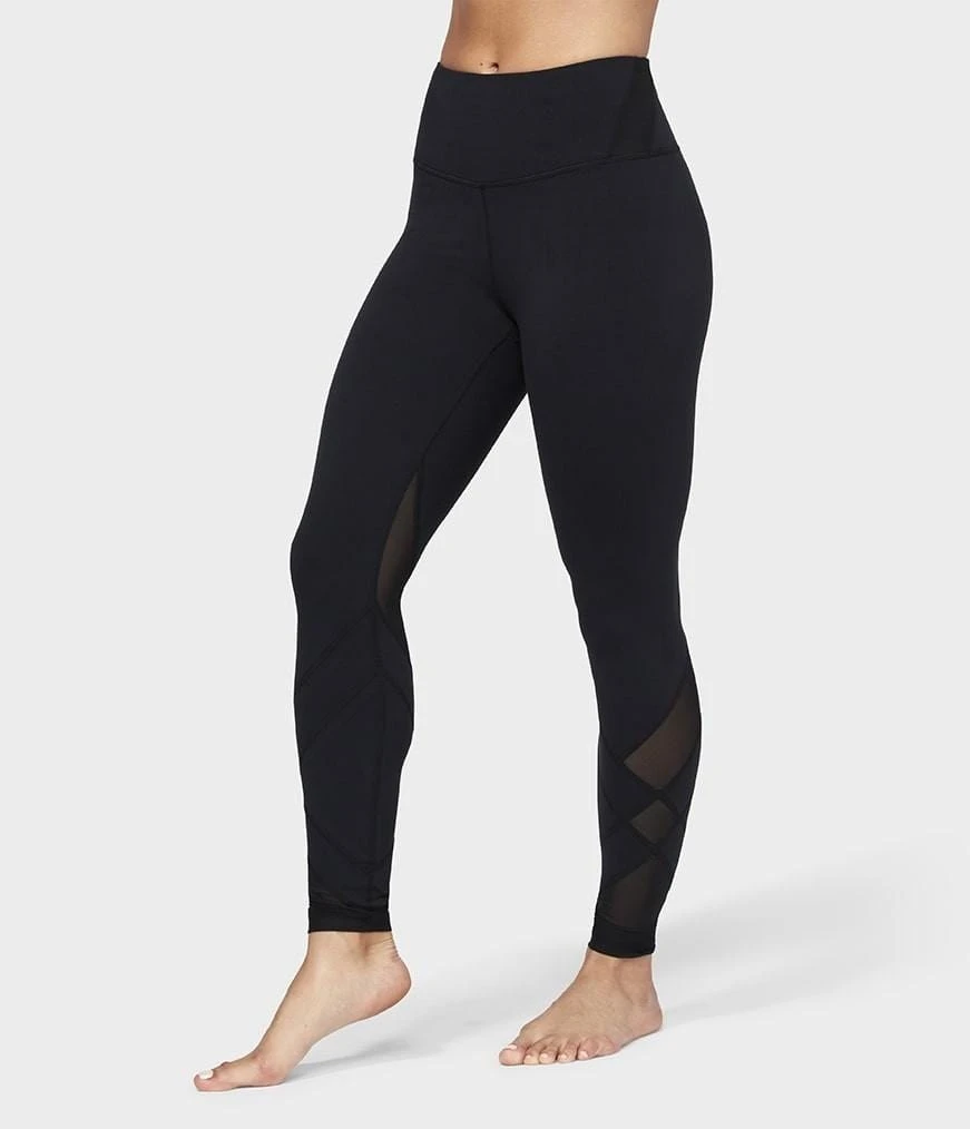 Manduka Movement Mesh Women's Yoga Leggings - Black 8 Manduka Movement Mesh Women's Yoga Leggings - Black - Image 6