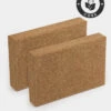 Yoga Studio Cork Yoga Block Board - Twin Pack -Yoga Supply Store 22wo1sxnxgh