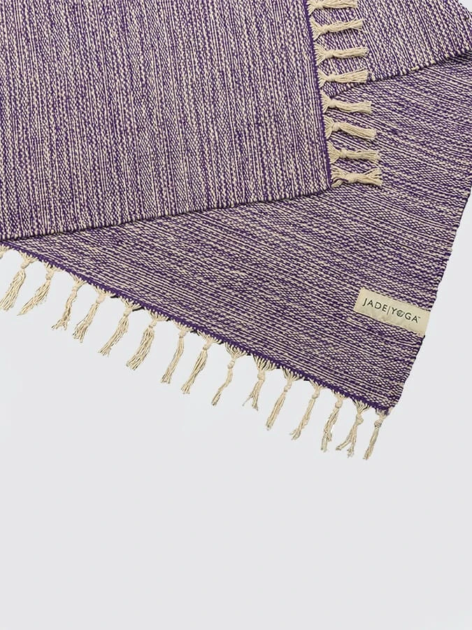 Jade Yoga Recycled Cotton Yoga Blanket 8 Jade Yoga Recycled Cotton Yoga Blanket - Image 6