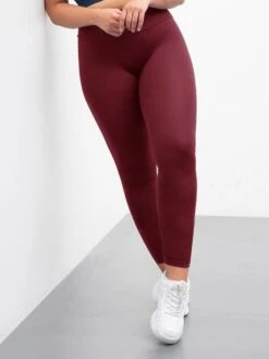Tombo Core Pocket Women's Yoga Leggings - Burgundy -Yoga Supply Store 2z0lixvgjsw
