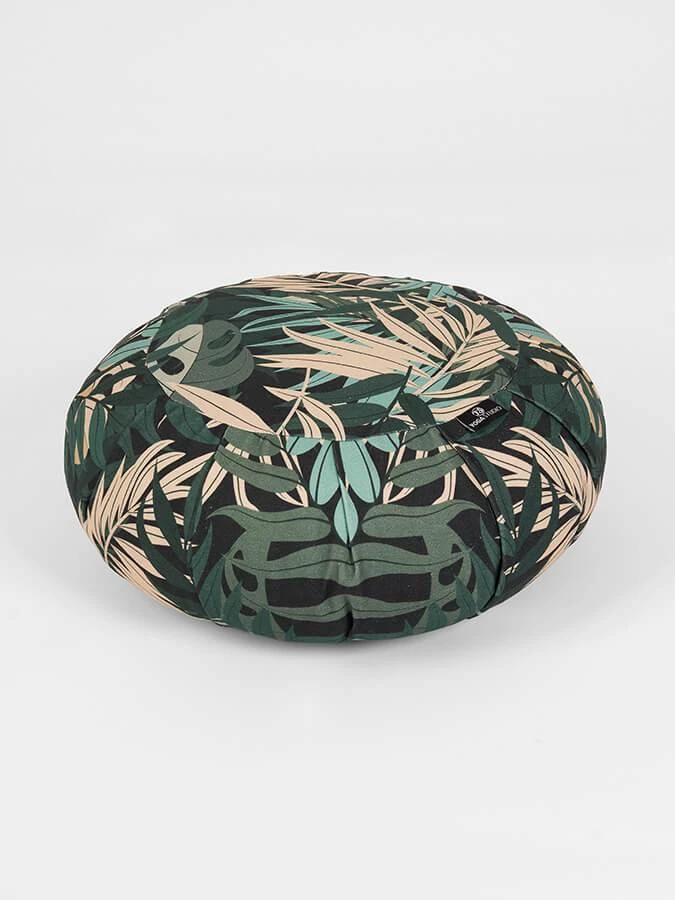 Yoga Studio Round Designed Organic BuckwheatCushion - Floral Collection 11 Yoga Studio Round Designed Organic BuckwheatCushion - Floral Collection - Image 9