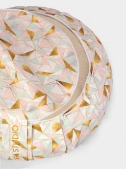 Yoga Studio EU Organic Buckwheat Designed Round Cushion - Abstract Collection -Yoga Supply Store 3kf1rpgq12v