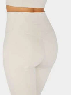 Manduka Essence Women's Leggings - Sand (High Rise - Media Pocket) -Yoga Supply Store 3lsnmrtegif