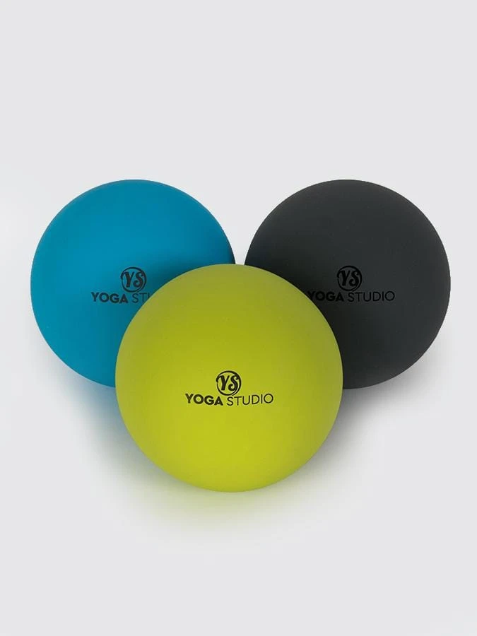 Yoga Studio Trigger Point Massage Balls Set Of 3 Grey - Green - Blue 4 Yoga Studio Trigger Point Massage Balls Set Of 3 Grey - Green - Blue - Image 2