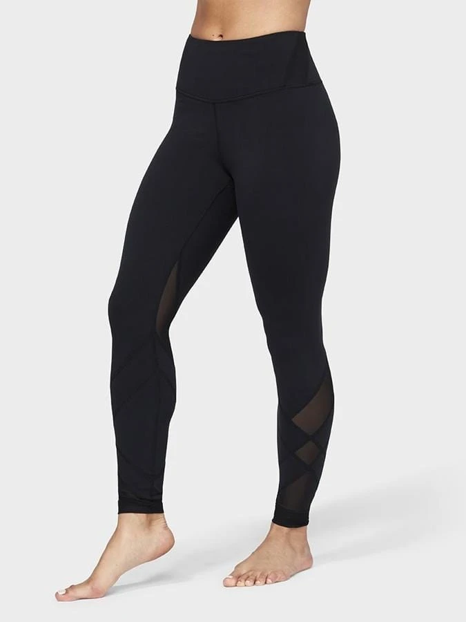 Manduka Movement Mesh Women's Yoga Leggings - Black 3 Manduka Movement Mesh Women's Yoga Leggings - Black