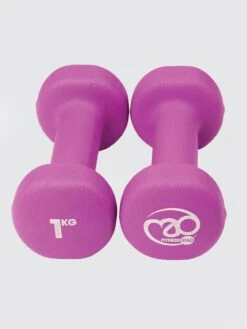 Yoga Mad Pair Of 1Kg Neo Dumbbells - Purple -Yoga Supply Store 5jki0p2byrw 0cb4bd82 c30e 438b 9a6f fee6e8d47000