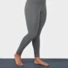 Manduka Renew Women's High Rise Yoga Leggings With Pocket - Heathered Grey -Yoga Supply Store 5p0ebhrqssa