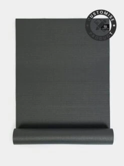 The Yoga Studio 6mm Yoga Mat With Custom Design - Graphite Grey