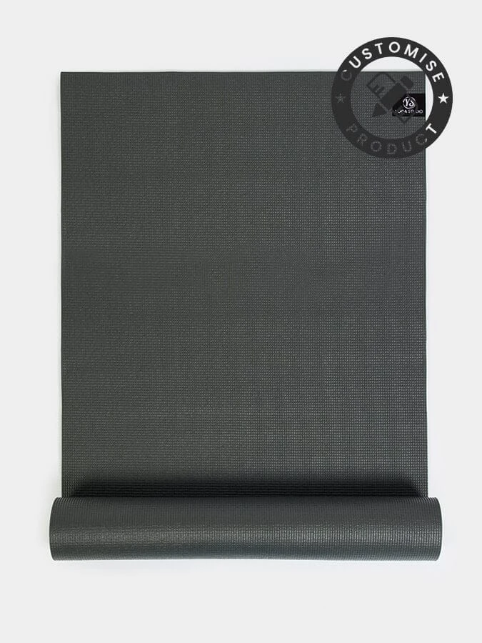 The Yoga Studio 6mm Yoga Mat With Custom Design - Graphite Grey 3 The Yoga Studio 6mm Yoga Mat With Custom Design - Graphite Grey