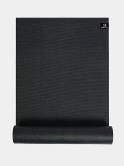 Yoga Studio 6mm Black Yoga Mat With Custom Logo Design