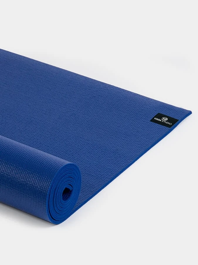 Yoga Studio 6mm Blue Yoga Mat With Custom Logo Design 6 Yoga Studio 6mm Blue Yoga Mat With Custom Logo Design - Image 4