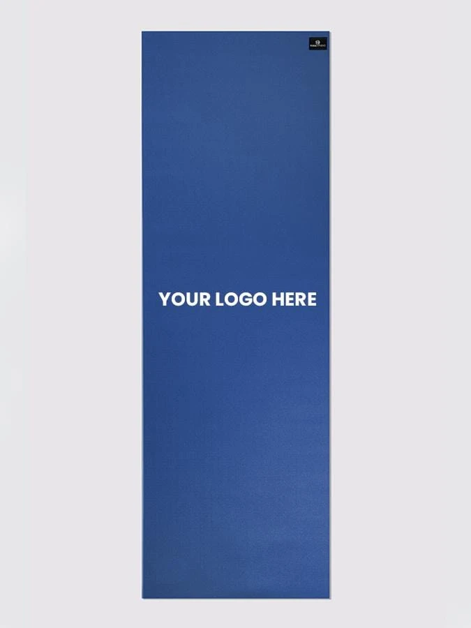 Yoga Studio 6mm Blue Yoga Mat With Custom Logo Design 8 Yoga Studio 6mm Blue Yoga Mat With Custom Logo Design - Image 6