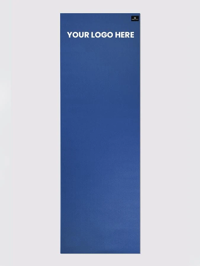 Yoga Studio 6mm Blue Yoga Mat With Custom Logo Design 7 Yoga Studio 6mm Blue Yoga Mat With Custom Logo Design - Image 5