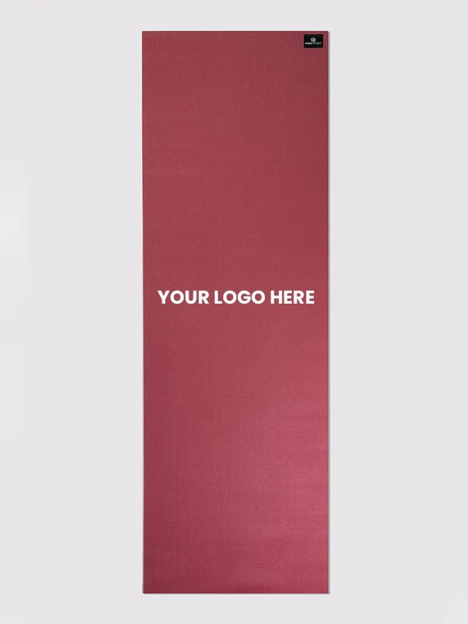 Yoga Studio 6mm Burgundy Yoga Mat With Custom Logo Design 8 Yoga Studio 6mm Burgundy Yoga Mat With Custom Logo Design - Image 6