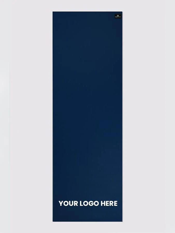 Yoga Studio 6mm Navy Blue Yoga Mat With Custom Logo Design 9 Yoga Studio 6mm Navy Blue Yoga Mat With Custom Logo Design - Image 7