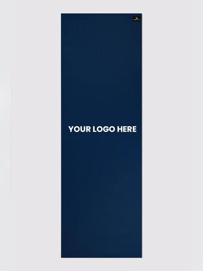 Yoga Studio 6mm Navy Blue Yoga Mat With Custom Logo Design 8 Yoga Studio 6mm Navy Blue Yoga Mat With Custom Logo Design - Image 6