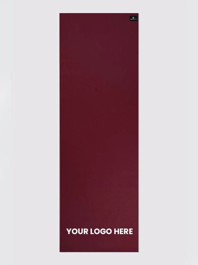 Yoga Studio 6mm Raspberry Yoga Mat With Custom Logo Design 9 Yoga Studio 6mm Raspberry Yoga Mat With Custom Logo Design - Image 7