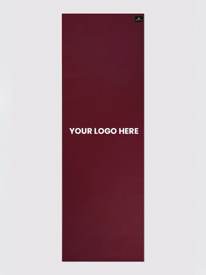 Yoga Studio 6mm Raspberry Yoga Mat With Custom Logo Design 8 Yoga Studio 6mm Raspberry Yoga Mat With Custom Logo Design - Image 6