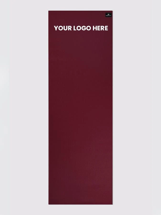 Yoga Studio 6mm Raspberry Yoga Mat With Custom Logo Design 7 Yoga Studio 6mm Raspberry Yoga Mat With Custom Logo Design - Image 5