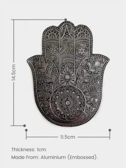Namaste Hamsa Hand Embossed Incense Holder -Yoga Supply Store b3n3fy4uj5x