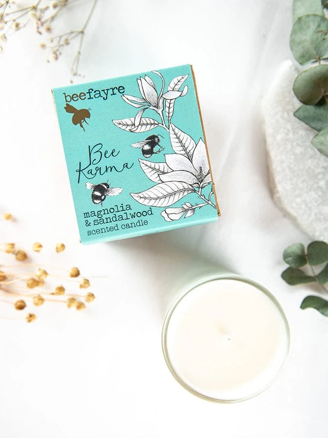 Beefayre Magnolia & Sandalwood Large Candle 20cl 4 Beefayre Magnolia & Sandalwood Large Candle 20cl - Image 2