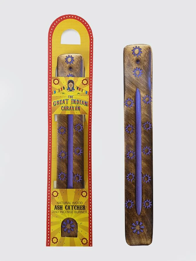 Namaste Wooden Incense Holder - Flower Design 3 Namaste Wooden Incense Holder - Flower Design