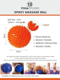Yoga Studio Spiky Massage Ball -Yoga Supply Store bxesirymc3s