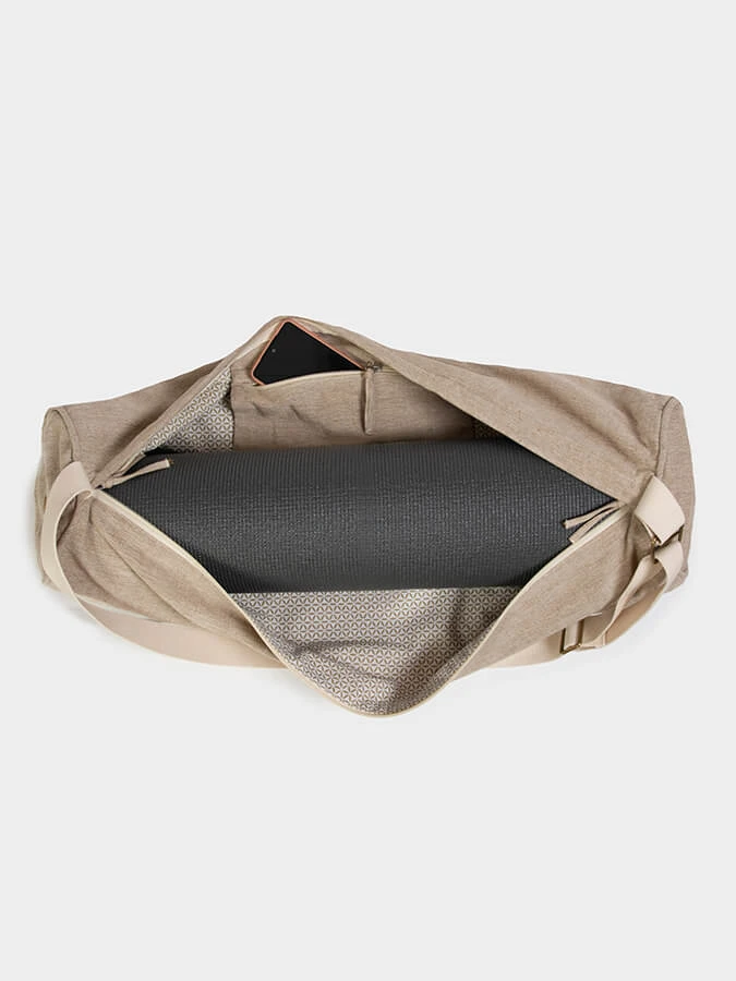 Yoga Studio Organic Cotton Two Toned Yoga Mat Bag 12 Yoga Studio Organic Cotton Two Toned Yoga Mat Bag - Image 10