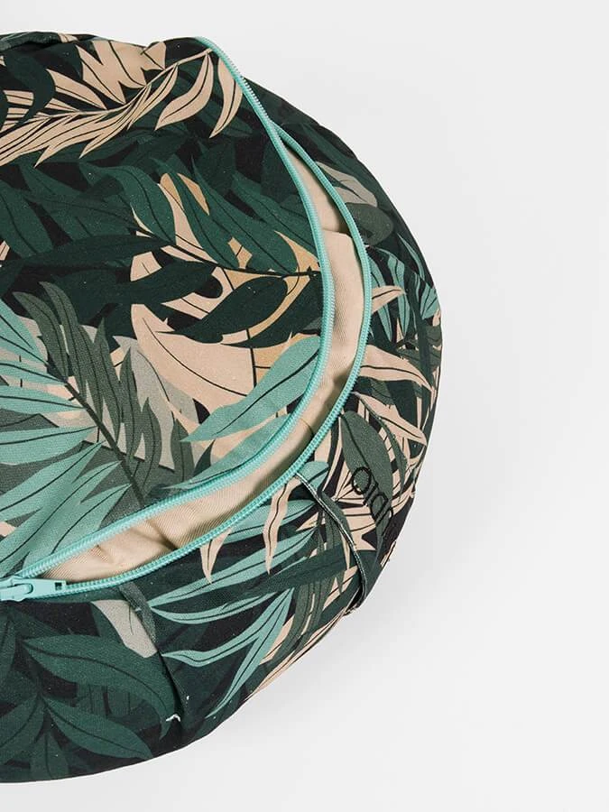 Yoga Studio Crescent Designed Organic Buckwheat Cushion - Floral Collection 8 Yoga Studio Crescent Designed Organic Buckwheat Cushion - Floral Collection - Image 6