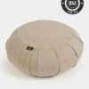 Yoga Studio EU Organic Buckwheat Zafu Round Linen Cushion -Yoga Supply Store cj5jvmevduc