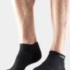 ToeSox Ultra Lite Sport Women's Socks - Black - Medium
