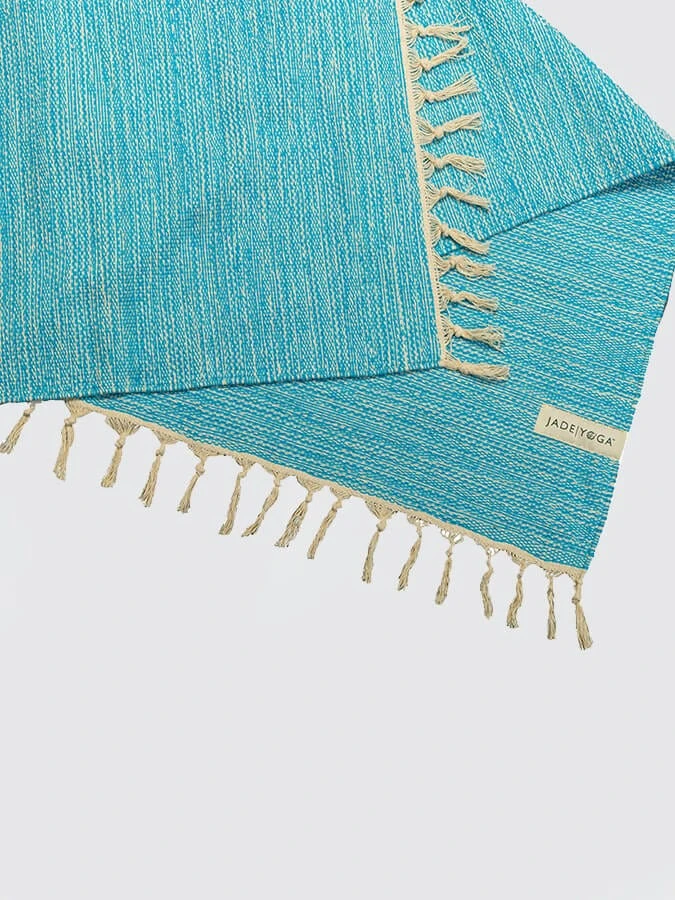 Jade Yoga Recycled Cotton Yoga Blanket 10 Jade Yoga Recycled Cotton Yoga Blanket - Image 8