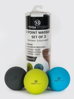 Yoga Studio Trigger Point Massage Balls Set Of 3 Grey - Green - Blue 16 Yoga Studio Trigger Point Massage Balls Set Of 3 Grey - Green - Blue -Yoga Supply Store ddt3e2hvhir