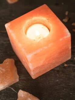 Yoga Studio Himalayan Salt Tealight Candle Holder - Square 16 Yoga Studio Himalayan Salt Tealight Candle Holder - Square -Yoga Supply Store ennkmxhvbyg