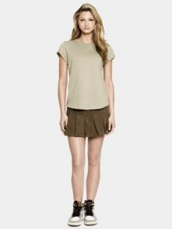 Yoga Studio Women's Organic Cotton Rolled Sleeve T-Shirt 21 Yoga Studio Women's Organic Cotton Rolled Sleeve T-Shirt -Yoga Supply Store ey25owfmxfi