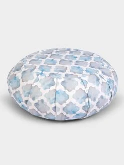 Yoga Studio EU Organic Buckwheat Designed Round Cushion - Abstract Collection -Yoga Supply Store g1z134viqzy
