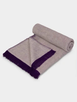 Yoga Studio Two Toned Cotton Yoga Blanket -Yoga Supply Store hbnvqdzvore