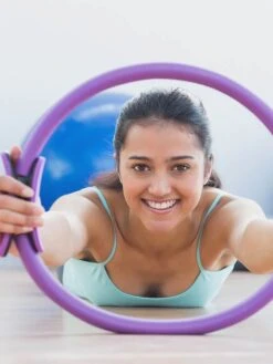 Yoga Studio Double Handle Pilates Resistance Ring -Yoga Supply Store iobg0kdun4o