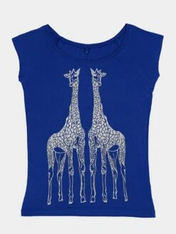 Emma Nissim Natural Organic Women's T-Shirt Top - Giraffes -Yoga Supply Store iw55zlmae0m