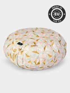 Yoga Studio EU Organic Buckwheat Designed Round Cushion - Abstract Collection