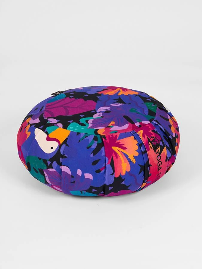 Yoga Studio Round Designed Organic BuckwheatCushion - Floral Collection 21 Yoga Studio Round Designed Organic BuckwheatCushion - Floral Collection - Image 19